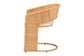 bali & pari Palm Bohemian Light Honey Rattan Dining Chair FredCo