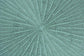 bali & pari Palm Bohemian Seafoam Green Scalloped Rattan Coffee Table FredCo