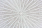 bali & pari Palm Bohemian White Scalloped Rattan End Table FredCo