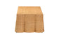 Bali & Pari Palm Light Honey Rattan Scalloped Rectangle Coffee Table – Handwoven Coastal Boho Accent for Living Room or Patio FredCo
