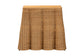 bali & pari Palm Scallop Natural Rattan Console Table - Handwoven Wicker Accent Table for Hallway or Entryway, Coastal & Boho Décor, Rectangle 36" FredCo