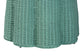 bali & pari Palm Scallop Natural Rattan Console Table - Handwoven Wicker Round Accent Table for Living Room, Sunroom or Foyer Place, Coastal Boho Style in Teal Green FredCo