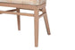 bali & pari Papua Modern Bohemian Antique White Washed Rattan and Mahogany Wood Dining Chair FredCo