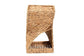 bali & pari Pelleas Modern Bohemian Natural Brown Seagrass and Wood End Table FredCo