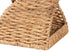 bali & pari Pelleas Modern Bohemian Natural Brown Seagrass and Wood End Table FredCo