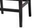 bali & pari Prita Bohemian Paper Loom and Black Mahogany Wood Counter Stool FredCo