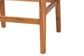 bali & pari Prita Bohemian Paper Loom and Natural Mahogany Wood Bar Stool FredCo