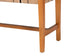 bali & pari Prita Bohemian Paper Loom and Natural Mahogany Wood Dining Bench FredCo