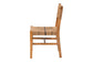 bali & pari Prita Bohemian Paper Loom and Natural Mahogany Wood Dining Chair FredCo