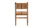 bali & pari Prita Bohemian Paper Loom and Natural Mahogany Wood Dining Chair FredCo