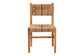 bali & pari Prita Bohemian Paper Loom and Natural Mahogany Wood Dining Chair FredCo