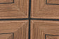 bali & pari Prita Bohemian Paper Loom and Natural Mahogany Wood Dining Chair FredCo