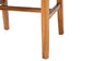 bali & pari Prita Bohemian Paper Loom and Natural Mahogany Wood Dining Chair FredCo