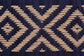 bali & pari Prunella Modern Bohemian Two-Tone Navy Blue and Natural Brown Seagrass and Acacia Wood Accent Bench FredCo