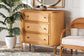 bali & pari Radenza Bohemian Light Honey Rattan 3-Drawer Storage Cabinet FredCo