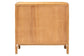 bali & pari Radenza Bohemian Light Honey Rattan 3-Drawer Storage Cabinet FredCo