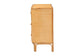 bali & pari Radenza Bohemian Light Honey Rattan 3-Drawer Storage Cabinet FredCo