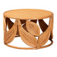 bali & pari Raflesia Modern Bohemian Natural Rattan Coffee Table FredCo