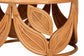 bali & pari Raflesia Modern Bohemian Natural Rattan Coffee Table FredCo