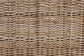 bali & pari Raisa Modern Bohemian Natural Kubu Rattan and Grey Acacia Wood Accent Bench FredCo