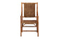 Natural rattan dining chair with woven seat and back, rustic home furniture by FredCo International