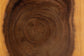 bali & pari Rapha Hand-carved Suar Wood Side Table with Shelf - Sculptural Accent Table with Twist Design, Modern Boho Style for Living Room or Bedroom FredCo