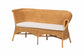bali & pari Rashtin Bohemian Light Honey Rattan 3-Piece Dining Nook Set FredCo