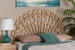 bali & pari Rasima Modern Bohemian Natural Brown Rattan Queen Size Standalone Headboard FredCo