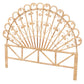 bali & pari Rasima Modern Bohemian Natural Brown Rattan Queen Size Standalone Headboard FredCo