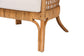 bali & pari Regina Bohemian Light Honey Rattan Arm Chair FredCo