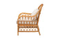 bali & pari Reina Bohemian Light Honey Rattan Arm Chair FredCo