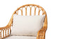 bali & pari Reina Bohemian Light Honey Rattan Arm Chair FredCo