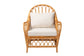 bali & pari Reina Bohemian Light Honey Rattan Arm Chair FredCo