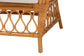 bali & pari Reina Bohemian Light Honey Rattan Arm Chair FredCo