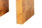 bali & pari Revelle Modern and Contemporary Natural Light Mappa Burl Wood End Table FredCo