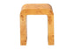 bali & pari Revelle Modern and Contemporary Natural Light Mappa Burl Wood End Table FredCo