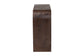 bali & pari Revelle Real Burl Wood Console Table in Dark Walnut Brown - Modern Entryway or Sofa Table with Waterfall Design and Minimalist Silhouette for Living Room or Hallway FredCo