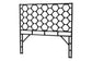 bali & pari Revonda Bohemian Black Rattan Queen Size Standalone Headboard FredCo