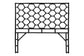 bali & pari Revonda Bohemian Black Rattan Queen Size Standalone Headboard FredCo