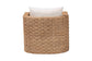 bali & pari Rhinos Bohemian Light Brown Seagrass Tuxedo Arm Chair FredCo