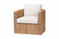 bali & pari Rhinos Bohemian Light Brown Seagrass Tuxedo Arm Chair FredCo
