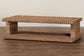 bali & pari Rhinos Handwoven Seagrass Coffee Table with Open Shelf - Rectangular Wicker Center Table for Living Room, Coastal Boho Style FredCo