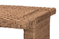 bali & pari Rhinos Handwoven Seagrass Coffee Table with Open Shelf - Rectangular Wicker Center Table for Living Room, Coastal Boho Style FredCo