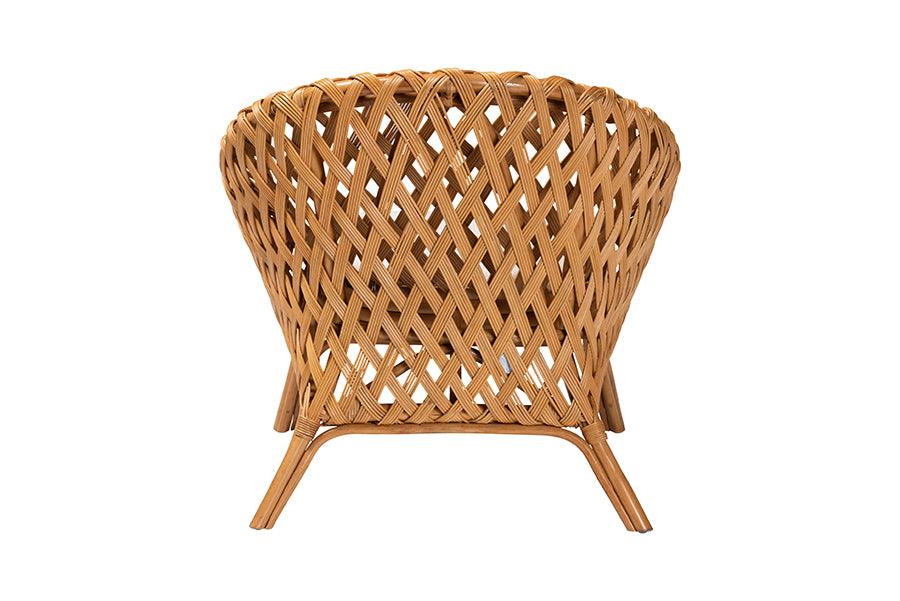 bali & pari Robista Bohemian Natural Rattan Accent Chair FredCo
