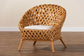 bali & pari Robista Bohemian Natural Rattan Accent Chair FredCo