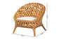 bali & pari Robista Bohemian Natural Rattan Accent Chair FredCo