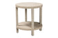 bali & pari Rocco Bohemian Woven Grasscloth End Table FredCo