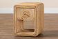 bali & pari Rosina Bohemian Natural Rattan 1-Drawer Nightstand FredCo