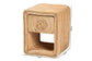 bali & pari Rosina Bohemian Natural Rattan 1-Drawer Nightstand FredCo
