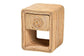 bali & pari Rosina Bohemian Natural Rattan 1-Drawer Nightstand FredCo